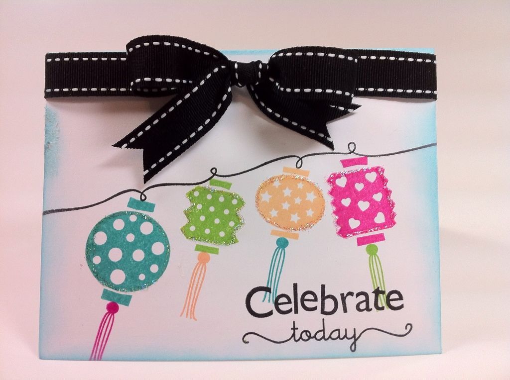 Courtney Lane Designs Celebrate today card made using the Paper